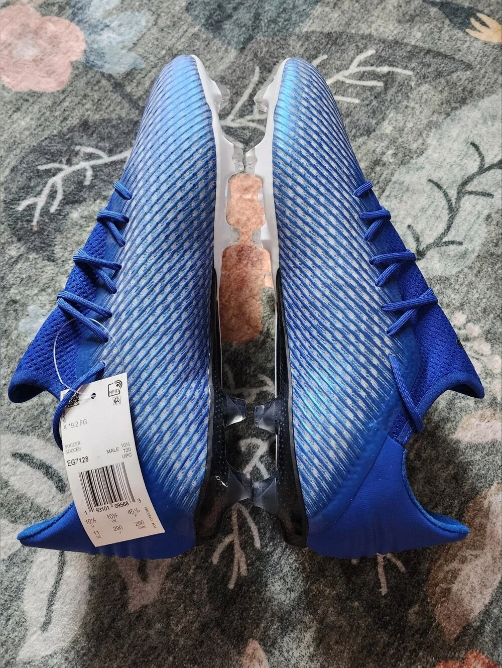 Mens ADIDAS X19.2 FG Blue Soccer Cleats